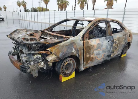 2015 Toyota Corolla L из США, поврежденный, VIN 2T1BURHE4FC358945